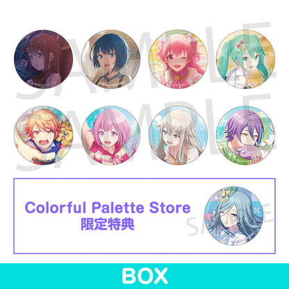 【予約商品】グリッター缶バッジ イベントイラストコレクション vol.39 C BOX 特典付き［日野森 雫］