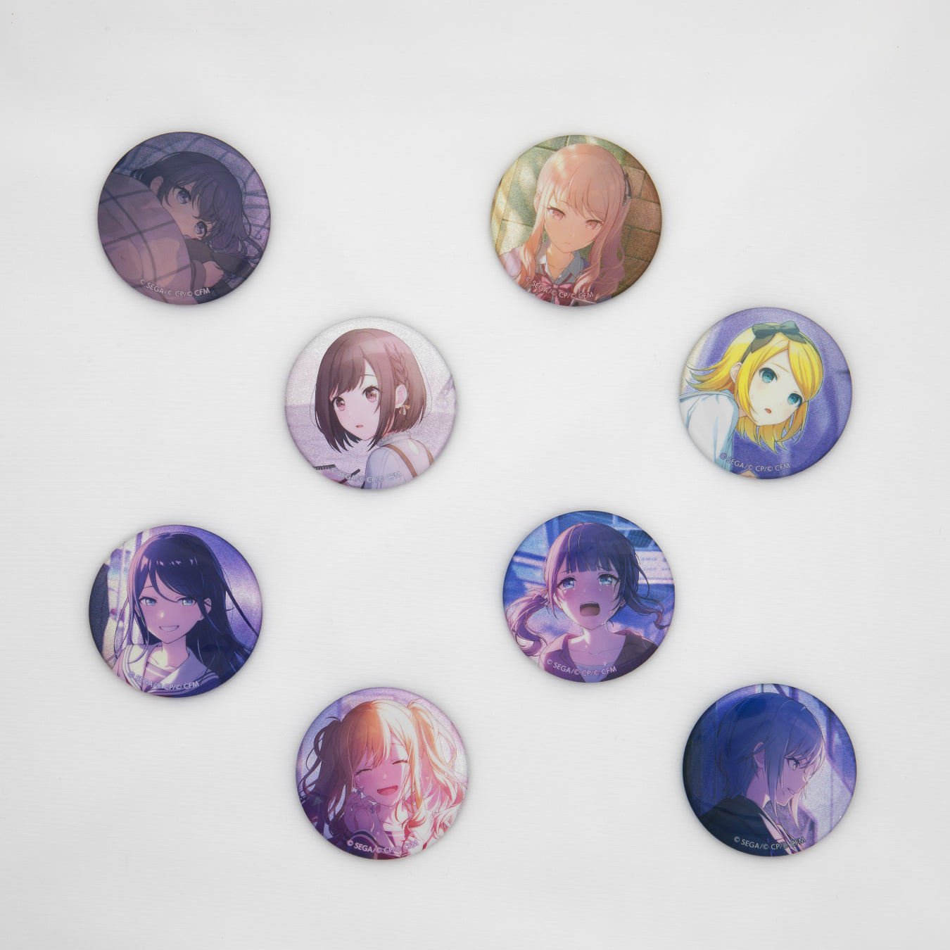 【予約商品】グリッター缶バッジ イベントイラストコレクション vol.43 C BOX 特典付き［宵崎 奏］