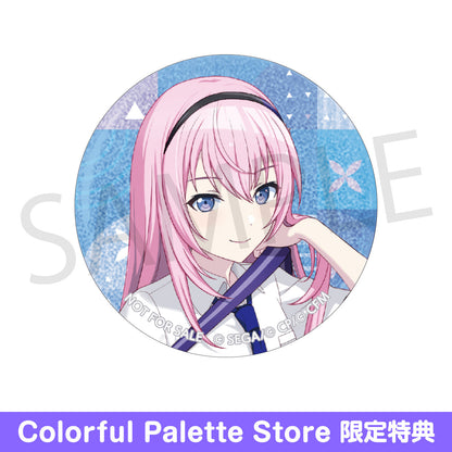 【予約商品】グリッター缶バッジ イベントイラストコレクション vol.44 C BOX 特典付き［巡音ルカ］