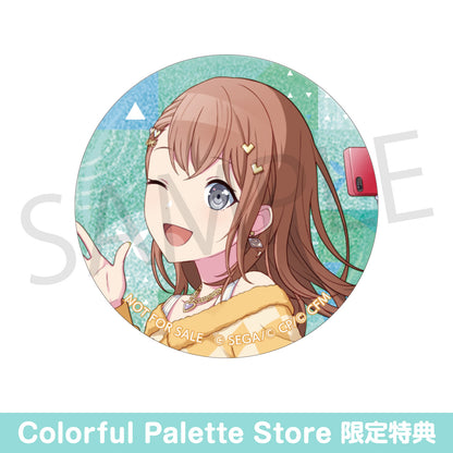 【予約商品】グリッター缶バッジ イベントイラストコレクション vol.46 B BOX 特典付き［花里 みのり］