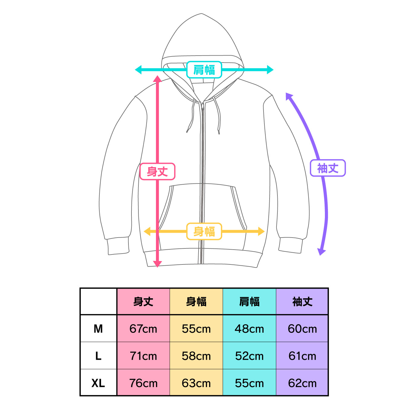 【予約商品】神山高校文化祭 パーカー［Lサイズ］