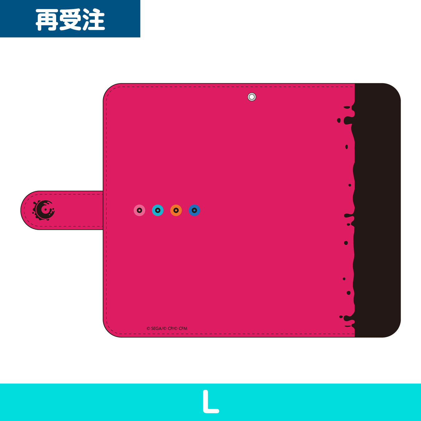 【予約商品】手帳型スマホケース ［Vivid BAD SQUAD］ Lサイズ