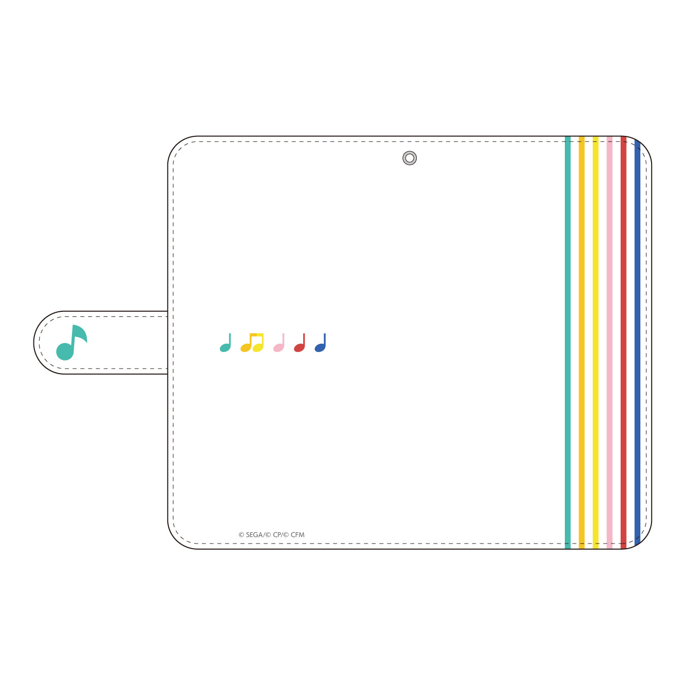 【予約商品】手帳型スマホケース ［バーチャル・シンガー］ Lサイズ