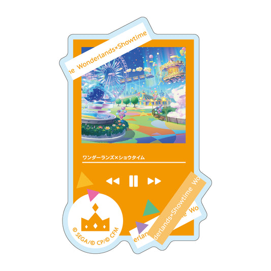 【予約商品】ステッカー［ワンダーランズ×ショウタイム］